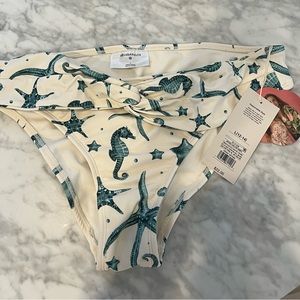 Agua Bendita × Target women’s bikini bottom seahorse print